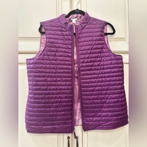 Chico's Women's Purple‎ Quilted Vest